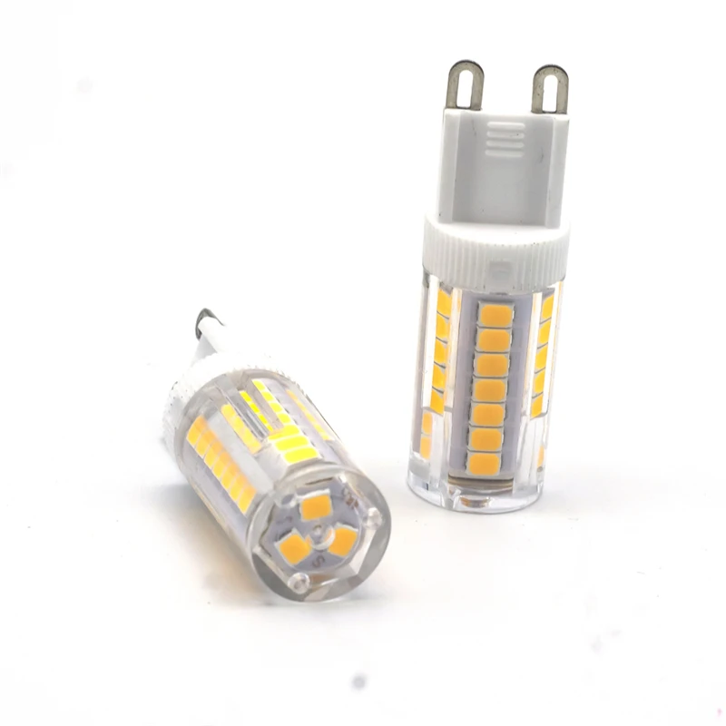 디밍이 가능한 G9 LED 전구 7W 9W 15W 18W LED 전구 AC110V 220V SMD2835 스포트라이트 샹들리에 고품질 조명 할로겐 램프 교체