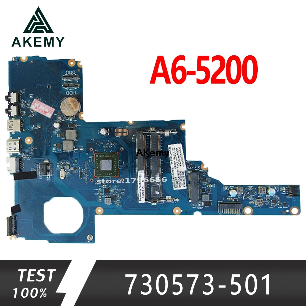 

730573-001 For HP 2000-2D laptop MOTHERBOARD A6-5200 730573-501 6050A2562701-MB-A02 DDR3 integrated 100% tested good