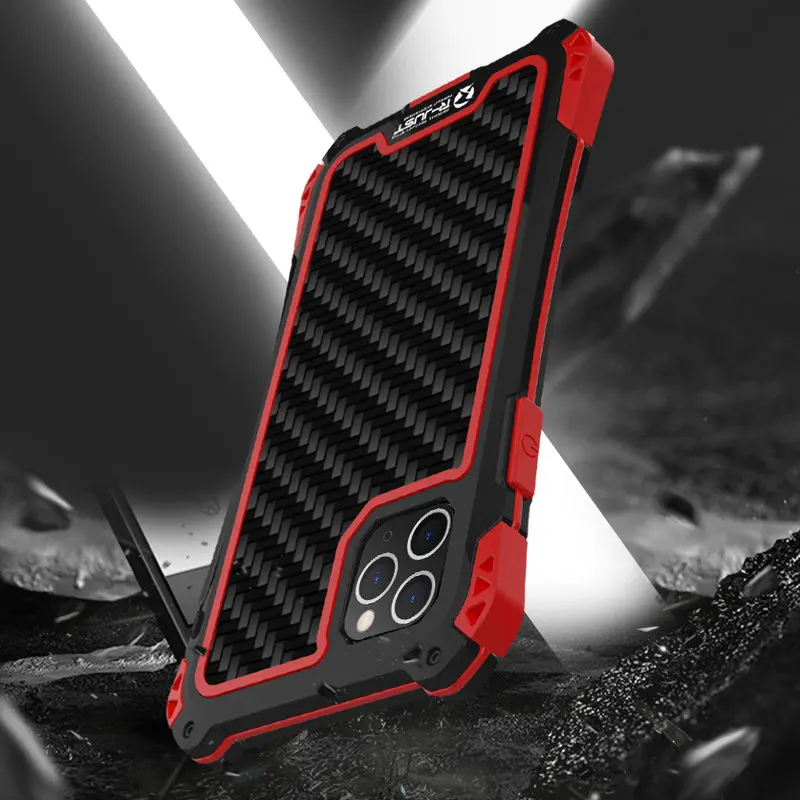 

R-JUST Shockproof Armor Phone Case For Apple iPhone 11 Pro Max Luxury Waterproof Hard Cases For iPhone 11 pro Coque