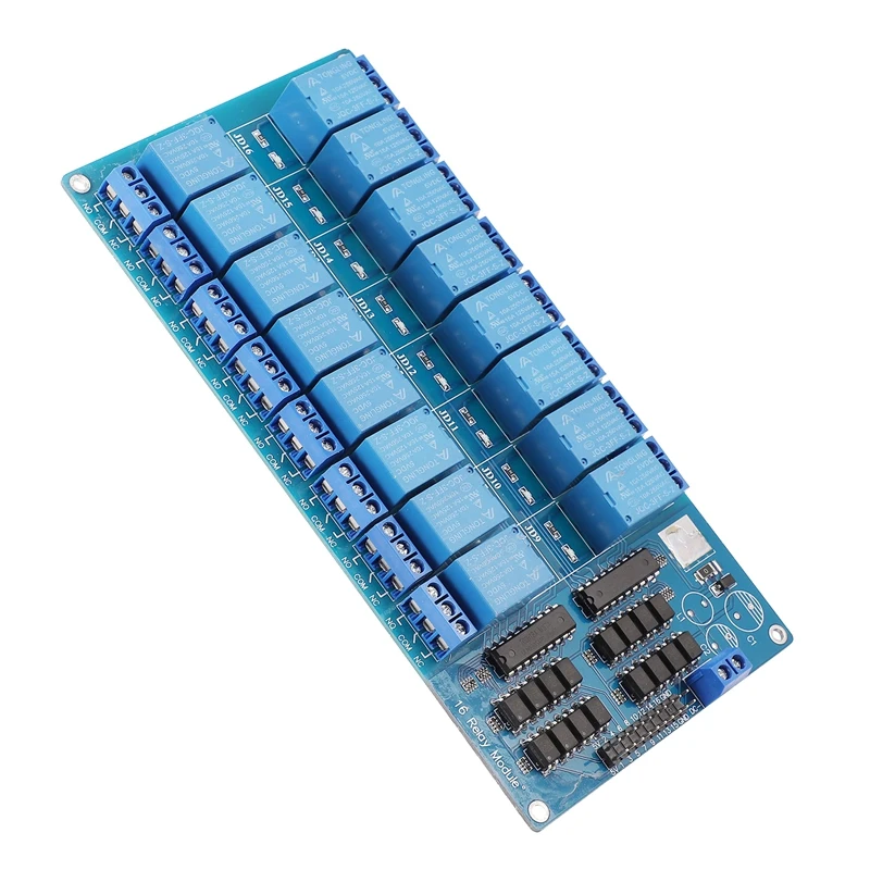 16 дорога/релейный модуль канала с LM2576 Питание с светильник муфта для Arduino PIC ARM DSP AVR для Raspberry Pi B62