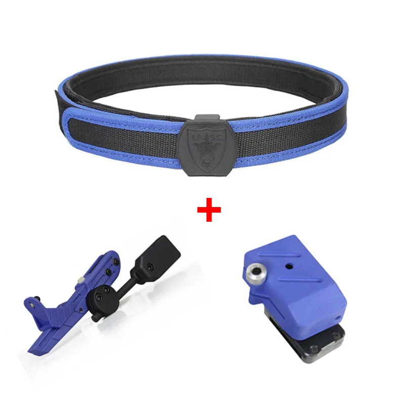 blue01 Тактический IPSC специальный ремень для стрельбы соревнования CR скоростной кобура Универсальный Тактический для правой руки страйкбольный пистолет серии - Цвет: blue01