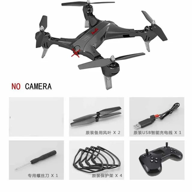 Радиоуправляемый Дрон OTRC X-17 мини складной селфи Дрон с Wi-Fi FPV 0.3MP или 2MP камерой удержание высоты Квадрокоптер Vs XS809HW H37 XS809 - Цвет: No camera black