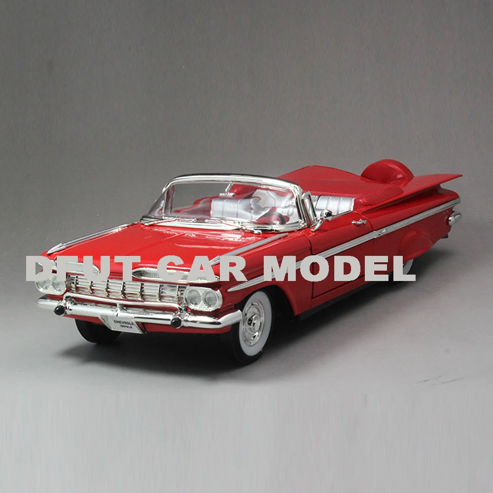 Литой Сплав 1:18 игрушка Impala 1959 модель автомобиля детские игрушечные машинки