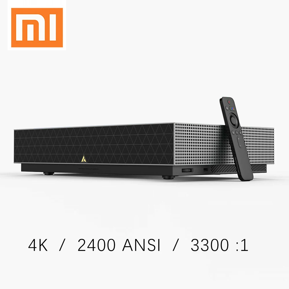  Лазерный проектор Xiaomi fengmi 4K Cinema Pro 2400 ANSI с 8-точечной трапециевидной коррекцией домашнего кинотеатра HDR10 Wifi Beamer 