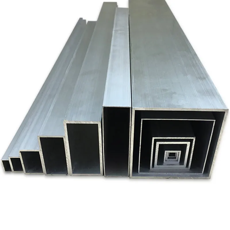 6063 Aluminum Square Tube Diy Metal Material 1mm Wall 50cm Length 8*8mm CA 