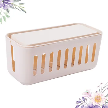 

Multifunctional Socket Organizer Plastic Cable Storage Case Cord Hider Box Power Strip Cable Management Household Supplies with