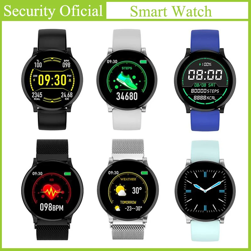 

Women Sports Smart Watch Magnetic Mesh Strap Heart Rate Monitor Blood Pressure Measurement Remote Control Camera Smart Wristband