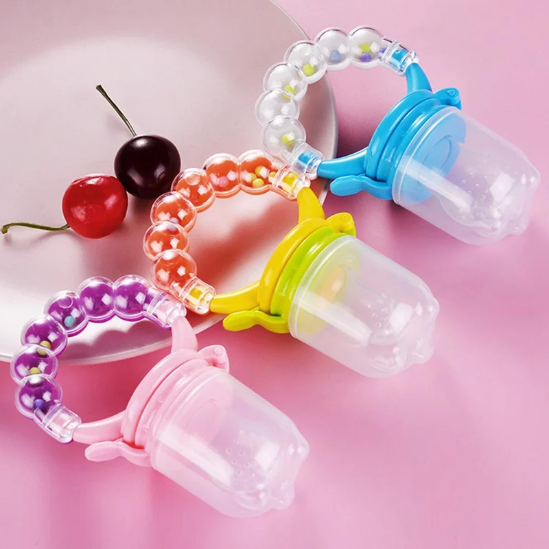 

Baby Bottle Feeding Fruit Vegetable Music Newborn Food Supplement Bite Juice Feeder Baby Nimbler Pacifier For Fruit Portable