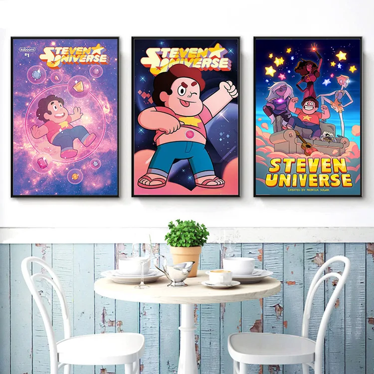Постер Steven Universe с большим пончиком горячие аниме плакаты и принты Картина на