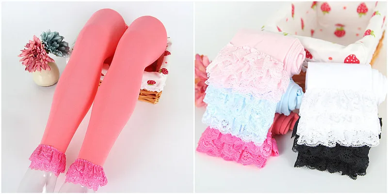 梦源蕾丝花边九分裤6