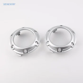 

Benekar Front Fog Light Lamp Silver Cover Frame for Mitsubishi Outlander 2007-2009