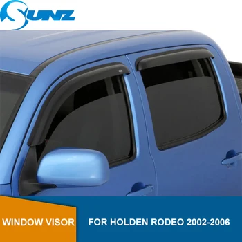 

Side Window Deflectors For Holden Rodeo 2002 2003 2004 2005 2006 Black Car Wind Shield Sun Rain Deflector Guards SUNZ