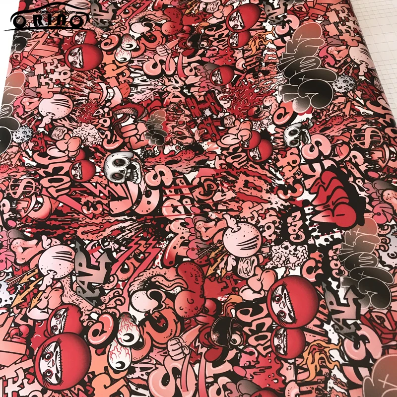 Cartoon Sticker Bomb Vinyl Wrap Decal-2