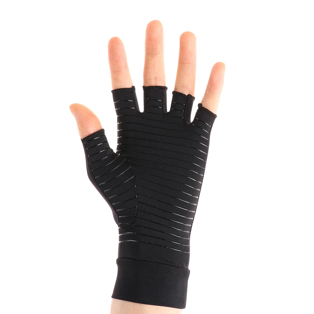 1 пара зима WarmerCompression медицинские анти-артрит медные терапевтические перчатки Захваты поддержка рук снимают ревматоидные боли перчатки