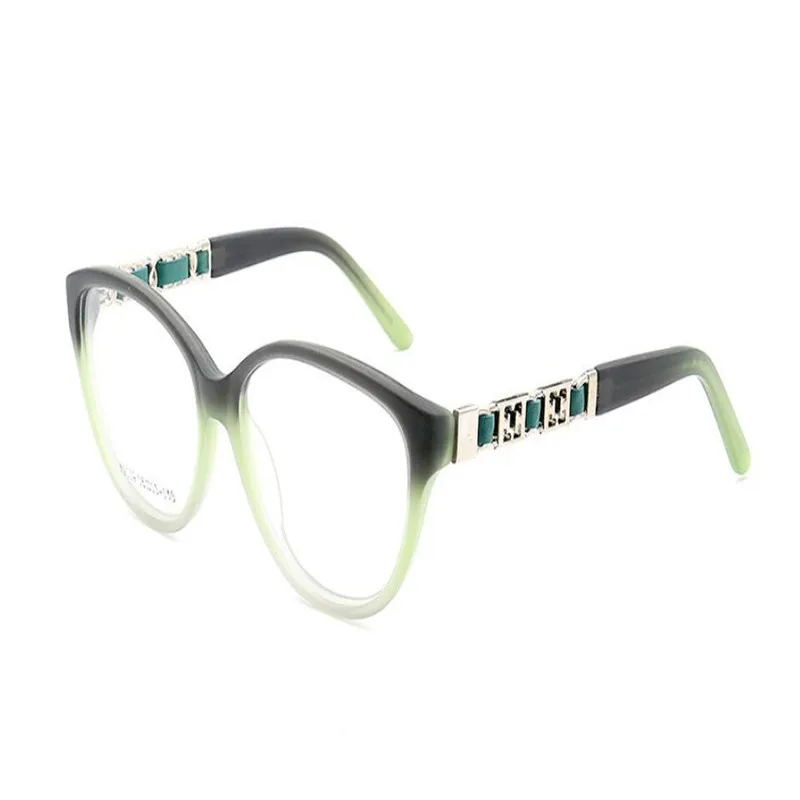 MONGOTEN Retro Women Fashion Full Rim Acetate Aspherical Lens Optical Eyewear Anti-reflective Goggle Reading Eyeglasses Women