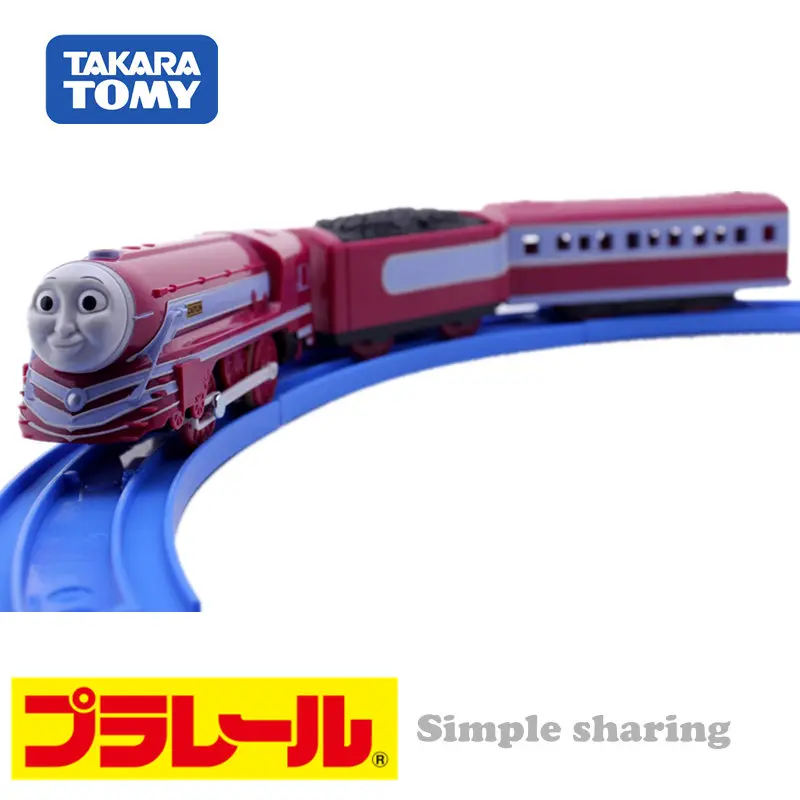 Takara Tomy Pla Rail Plarail поезд и друзья TS-24 Caitlin Япония железнодорожный поезд моторизованный Электрический локомотив модель игрушки