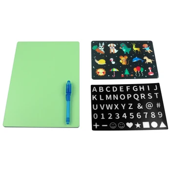 

3D Luminous Graffiti Writing Drawing Board DIY Kid Paint Toy for Boy Girl Gifts Kids Glowing Fluorescent Plate Kit