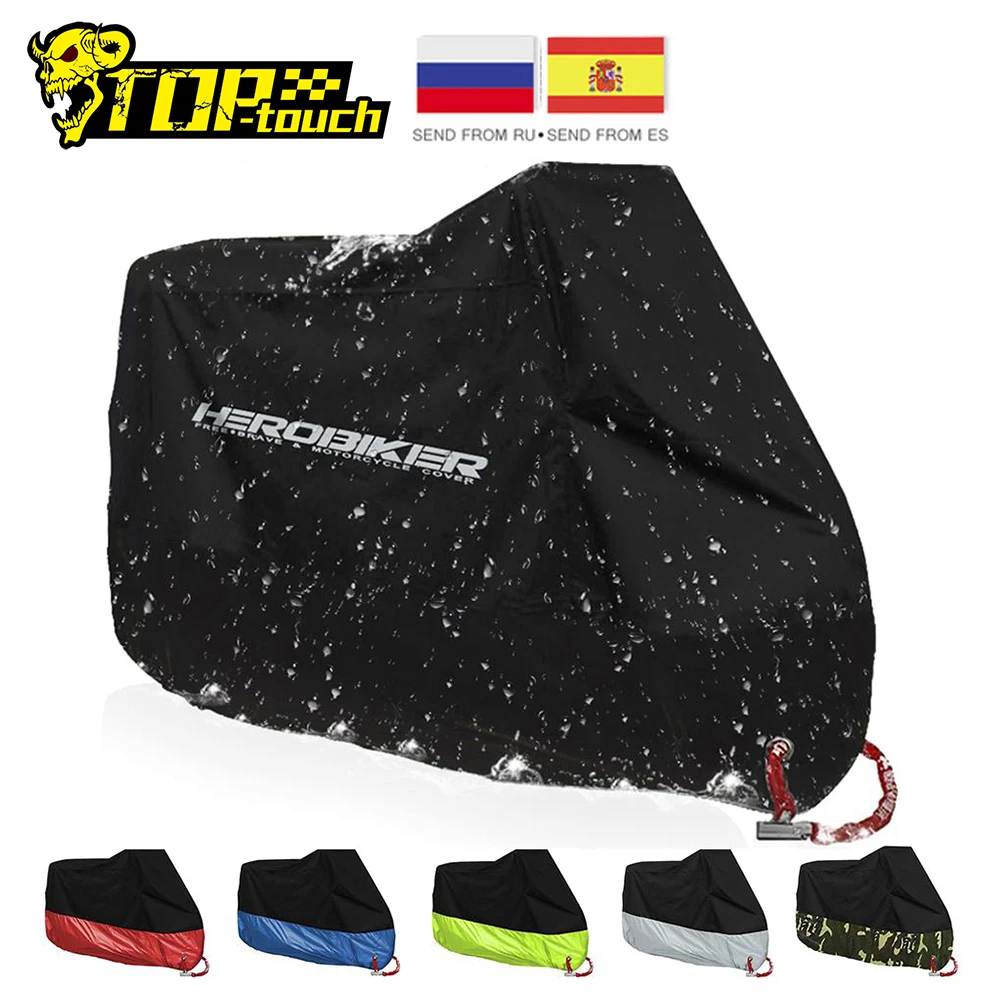 HEROBIKER Motorcycle Cover Waterproof Dustproof Motorbike Bike UV Protective Moto Scooter Rain Raincoat | Автомобили и мотоциклы
