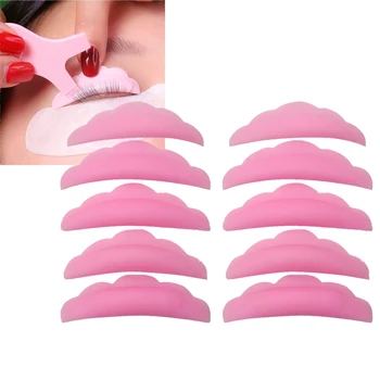 5 쌍 S M M1 M2 L 실리콘 속눈썹 파마 패드, 눈 속눈썹 연장 리프트 파마 봉 속눈썹 리프트 컬러 컬 실드 패드