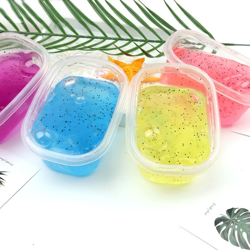 Пенящаяся пластиковая кристаллическая глина декомпрессия Qiansi Mud jam Mud руководство Интерактивная декомпрессионная игрушка Интеллектуальный набор для усиления