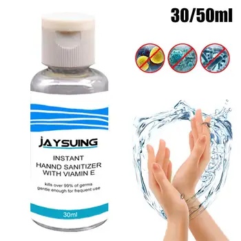 

30/50ml Portable Antibacterialed Disinfection Gel Hand Sanitizered Skin Moisturizer No Clean Waterless Hand Sanitizered Cleansin