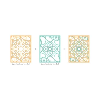 

New Metal Cutting Dies and Scrapbooking For Paper Making Layered Kaleidoscope Decor Embossing No Stamps Frame Card Craft 2019