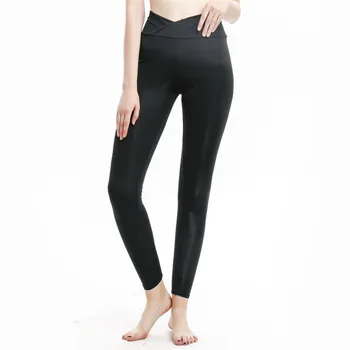 

Women Bumps Style Leggings Put Hip Cross Elastic High Waist Legging Breathable Slim Women's Athleisure Female Legging