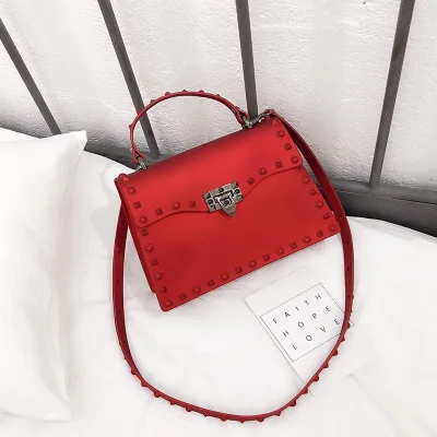 Новые женские сумки-мессенджеры роскошные сумки женские сумки дизайнерские сумки желе модные сумки на плечо женские сумки из искусственной кожи - Цвет: XPSW246 Red Big