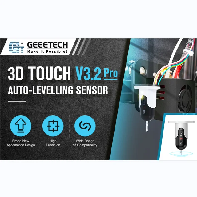 Geeetech-3Dプリンター用の高精度タッチスクリーン,自動ベッドレベリングセンサー,geeetech 3Dプリンターアクセサリー  Aliexpress