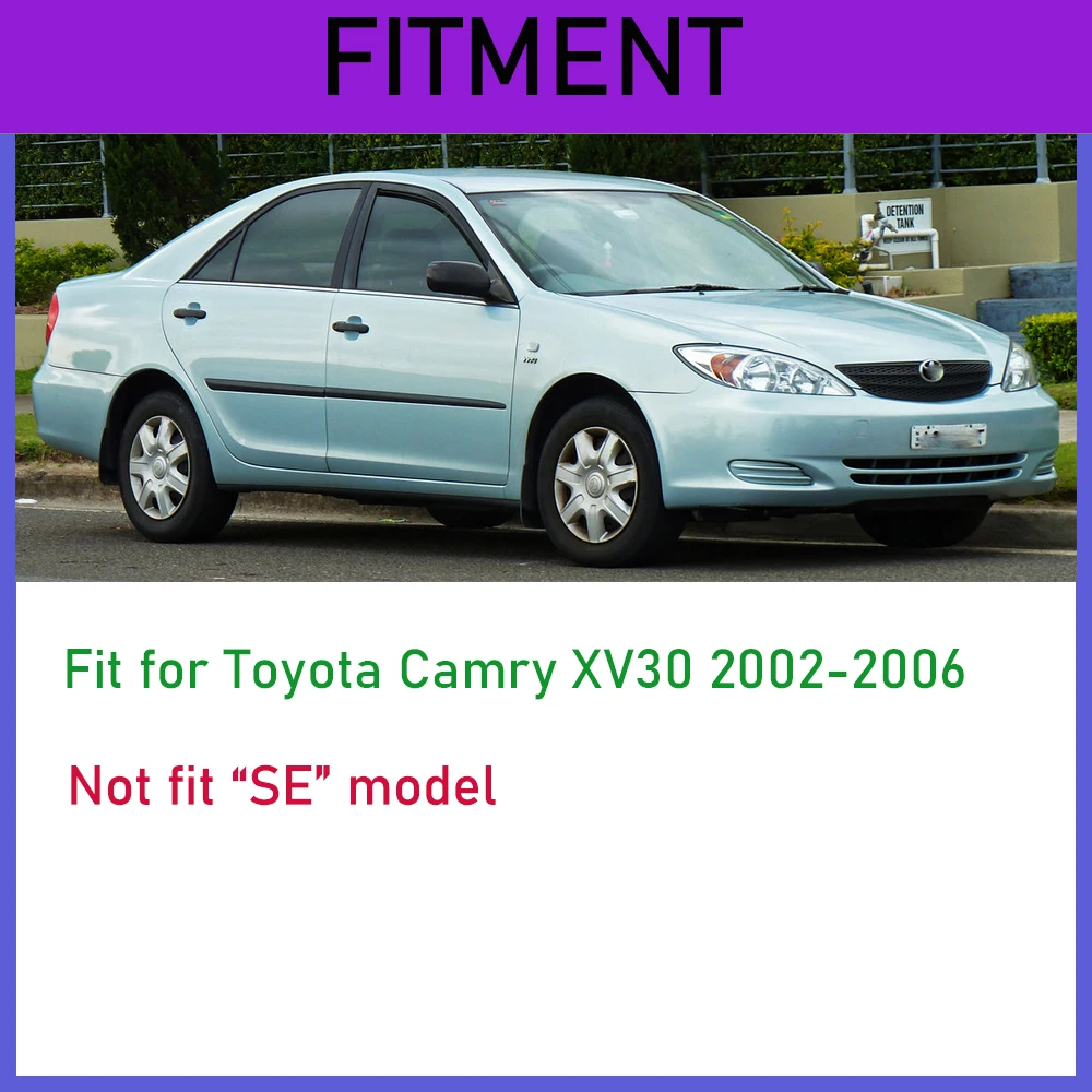 Набор литых брызговиков для Toyota Camry XV30 2002 2003 2004 2005 2006 Брызговики крыло переднее заднее