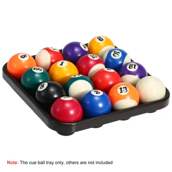 

Plastic Billiard Ball Storage Case Standard Cue Ball Tray Ultralight Plastic Billiard Ball Storage Case for 16 / 22 Balls