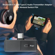 Kebidu Bluetooth 5.0 Audio Type-C Zender Adapter Edr A2DP Sbc Lage Latency Voor Nintendo Switch PS4 Tv Pc usb