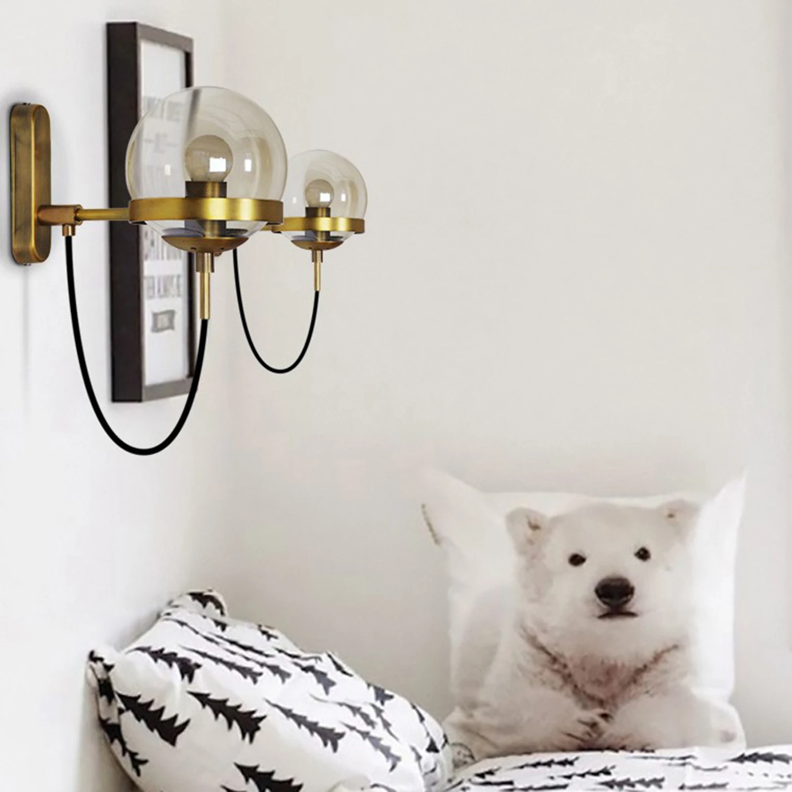 LED Wall Lamp Modern Porch Indoor Decor Round Light Sconce Lighting Fixture