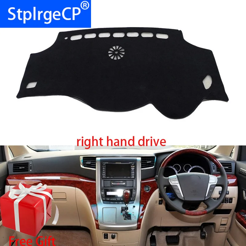 Накладка на приборную панель автомобиля коврик для Toyota ALPHARD 2011 2012 правым dashmatt Pad Dash коврики аксессуары для приборной панели