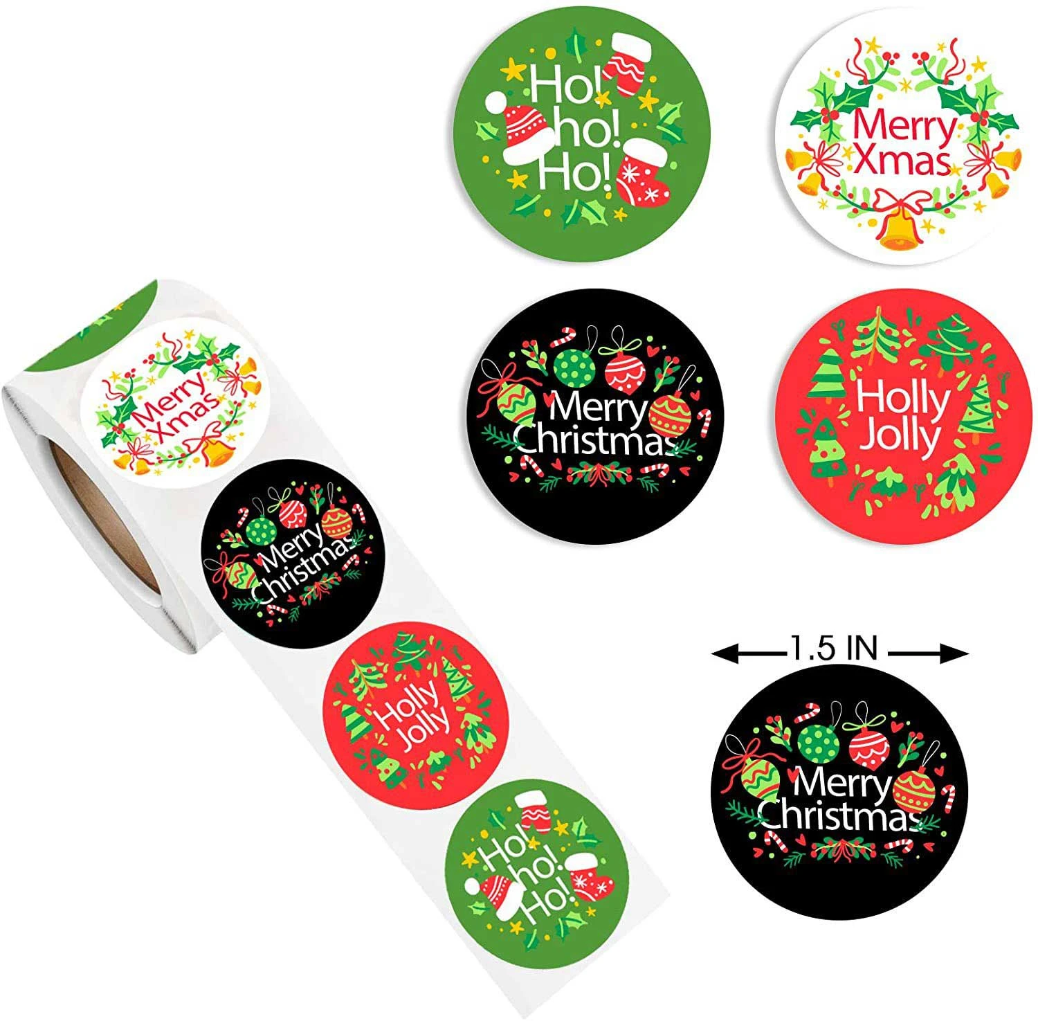 Christmas Jam 2022 Set List Christmas Tree Candy Bag Sticker New Year's Decorations 2022 Sealing Label  Suitable For Corporate Gift Packaging 1.5 In 1/500Pcs|Stickers| - Aliexpress
