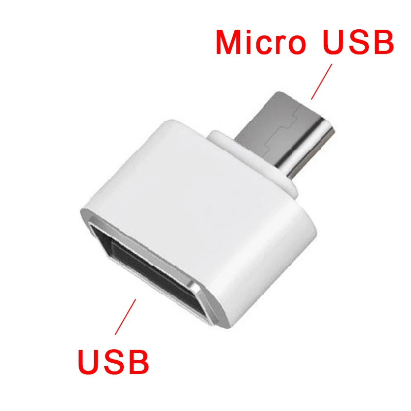 022 white OTG type-C Usb C адаптер Micro USB OTG к USB конвертер для Android планшетных ПК мышь клавиатура USB диск флэш OTG адаптер данных - Цвет: 022 white