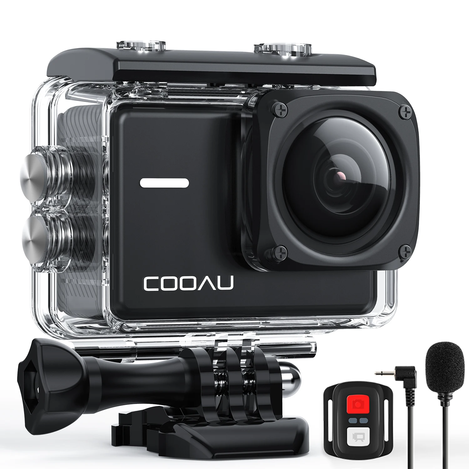 COOAU SPC02 Экшн-камера Ultra HD 4K / 60fps WiFi 2 0 &quot20MP подводный водонепроницаемый шлем видео