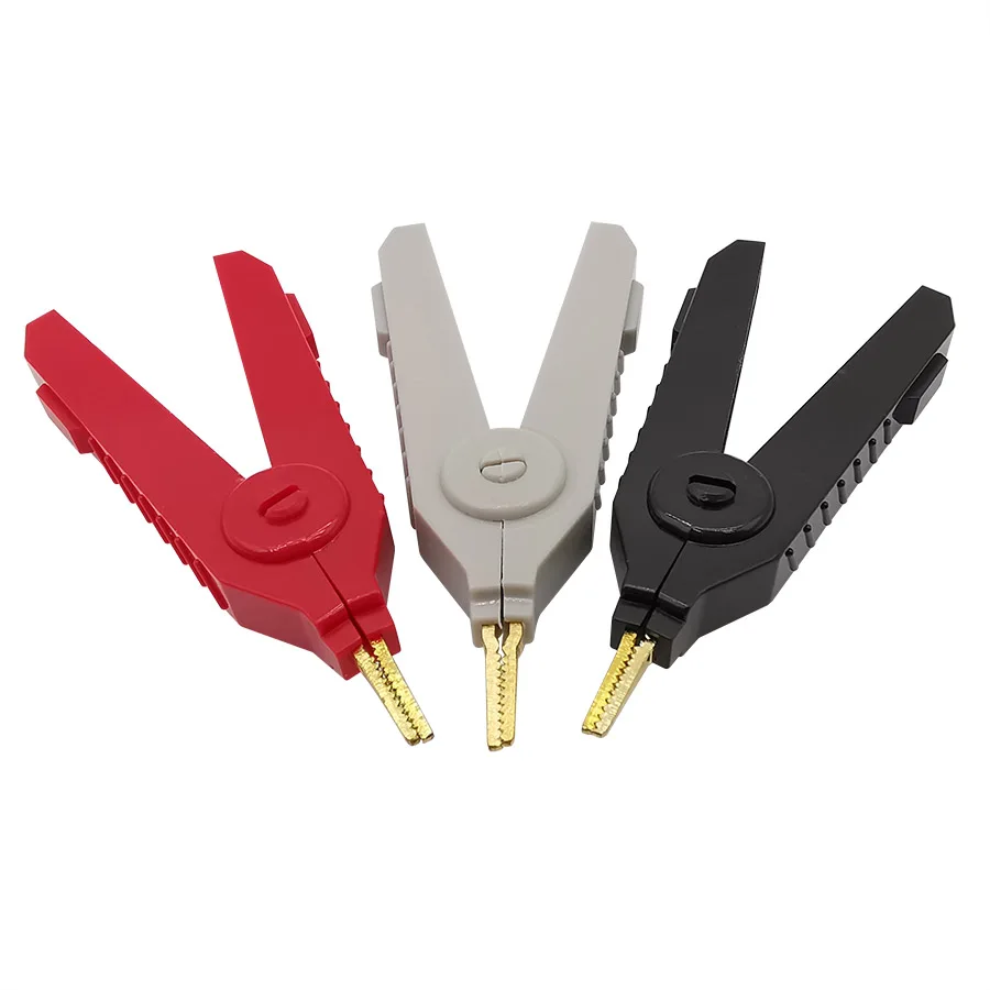 Alligator Clip Copper Gold Plated Crocodile Clamps LCR Test Clip 1Pcs 90mm