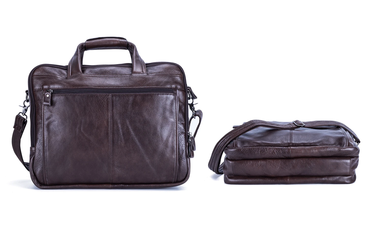 JOGUJOS Роскошный дизайнерский мужской портфель s из натуральной кожи 15 "портфель для ноутбука сумка через плечо Мужская модная дорожная сумка