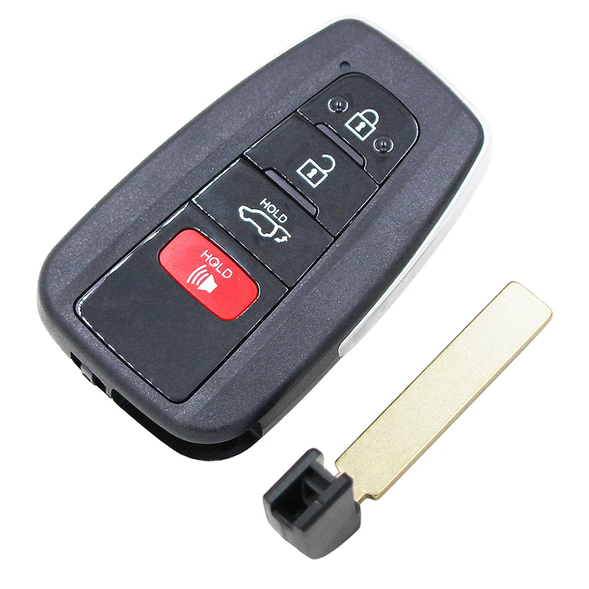 3+1/4 Button ASK314.3MHz Smart Remote Key Fob 8A-Chip FCC ID:14FBC-0351-US suit for- RAV4(aftermarket