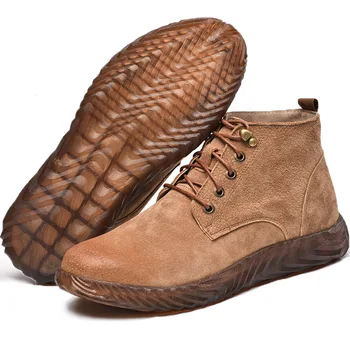 

Safety shoes Anti smash and puncture Breathable electric welding work shoes protective shoes construction shoes for men