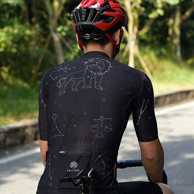 SWIFTOFO-ropa ciclismo clásica de constelación para hombre, Tops de manga corta, camiseta de descenso MTB, Jersey de carretera, ropa deportiva para bicicleta - AliExpress