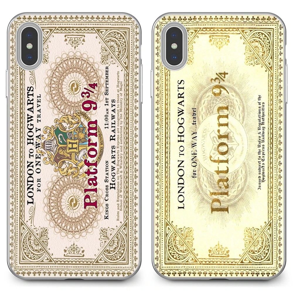 Hogwarts Train Ticket Platform Inspired For Huawei G7 G8 P7 P8 P9 P10 P20 P30 Lite Mini Pro P Smart 2017 2018 2019 Silicone Case | Мобильные