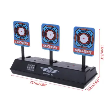 

Intelligent Auto-Reset Electronic Scoring Target For Nerf N-Strike Elite/Mega/Rival Series Light Sound Scoring Target Q6PD
