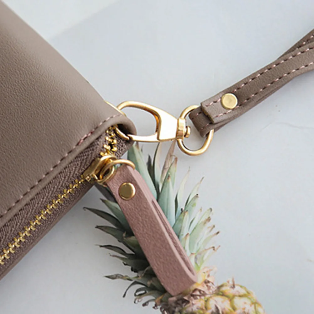 Кошелек мини-чехол Tasche Brieftaschen Frauen Kleine Дамская многослойная застежка-молния из искусственной кожи держатель для карт длинный Браслет-кошелек