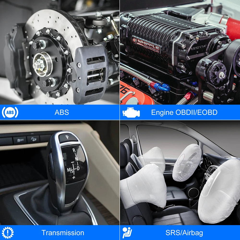 Профессиональный Автомобильный сканер ANCEL FX3000 OBD2 подушка безопасности ABS на SAS BMS