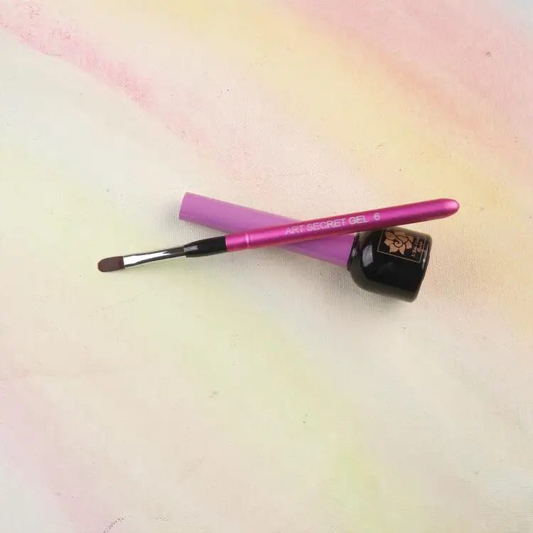 ArtSecret 1PC High Quality Nail Manicure Gel Brush For Art Acrylic Liquid Powder SPA-513 Flat Oval 6