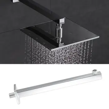 

Wall Mounted Chrome Plated Shower Arm Rod Tube Pipe Bathroom Accessory (US Standard NPT) brazo de ducha Domestic Delivery