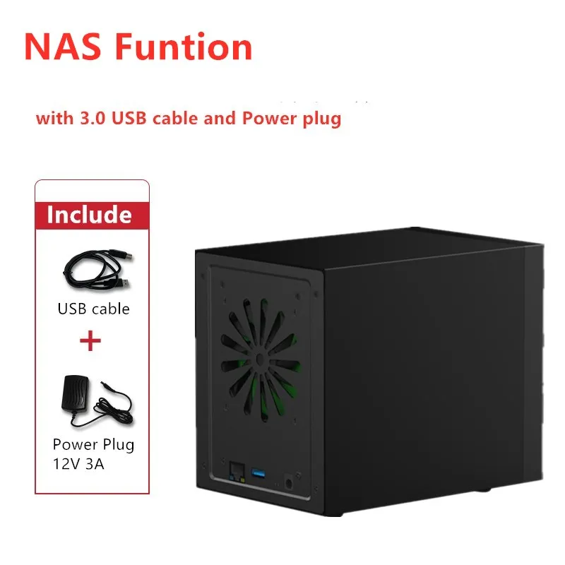 Dual Disks HDD Enclosure 3.5
