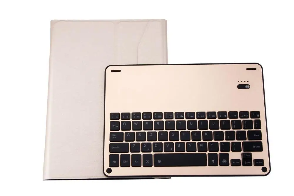 

Ultra-thin PU Leather Cover For Apple ipad pro 10.5 A1701/A1709 Detachable Bluetooth Luminescence Keyboard Stand Case+Stylus Pen